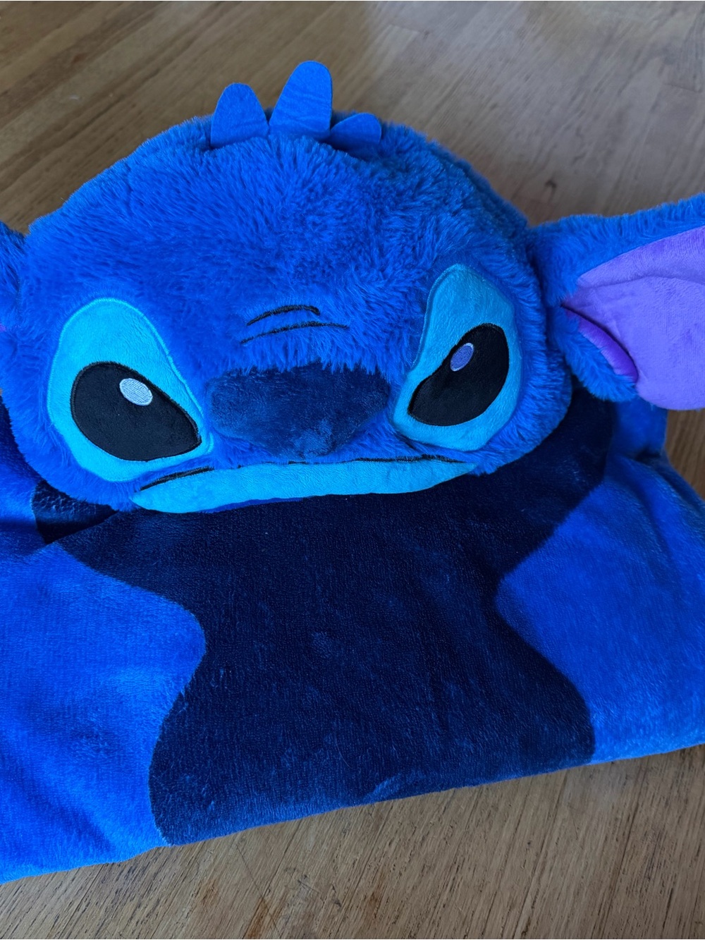 Disney Stitch Super Soft Plush Hooded Wearable Blanket